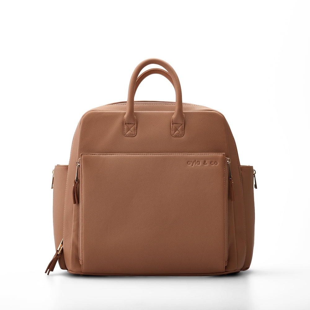 ayla & co Diaper bag backpack In Caffe
